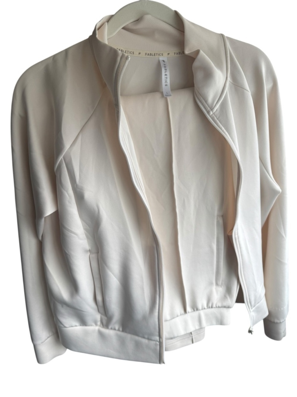 Fabletics Women's Cream Scuba Set